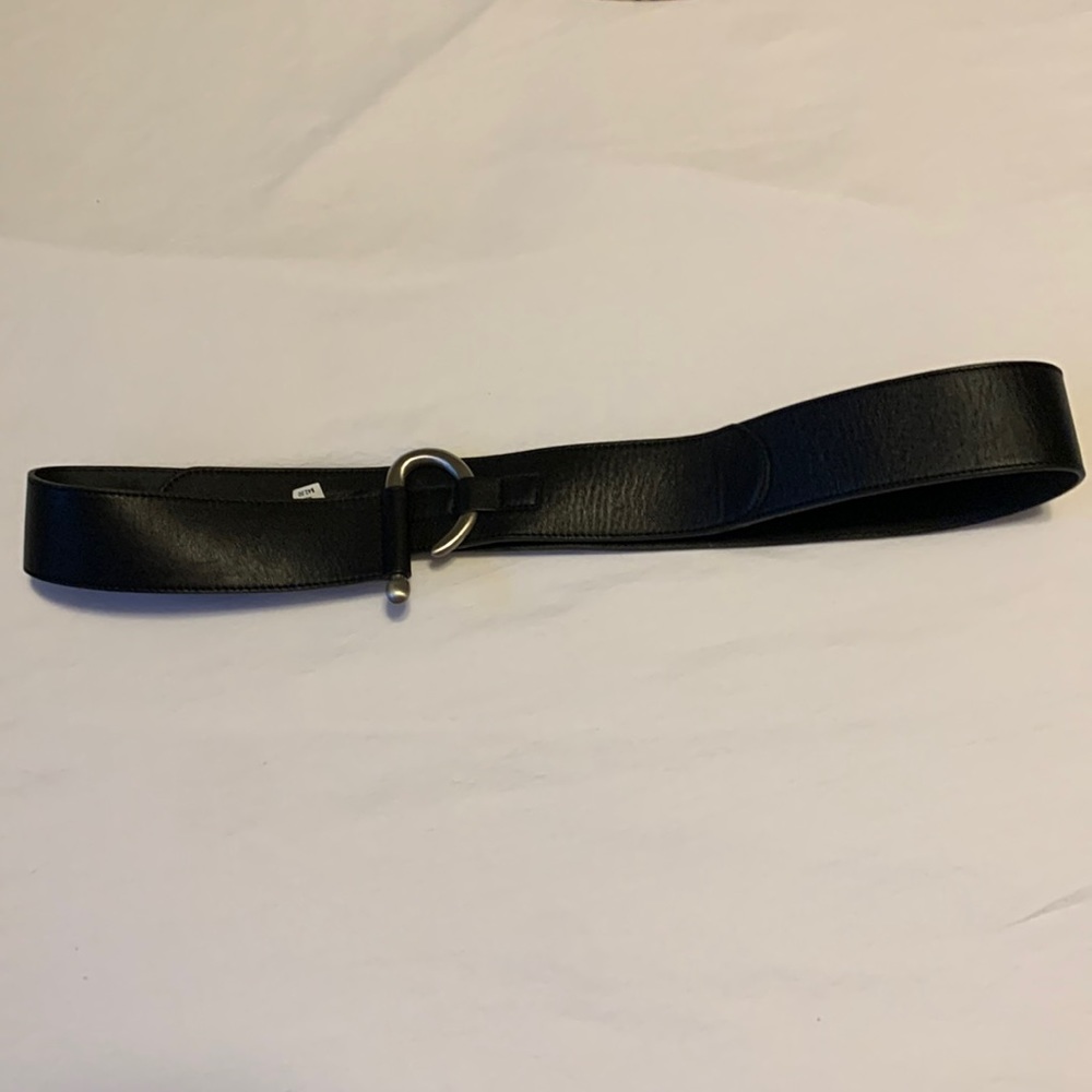 J. Hill Black Hook and Loop Belt- size XL